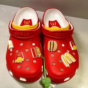 NEW MCDONALD'S X CROCS CLASSIC CLOG M10